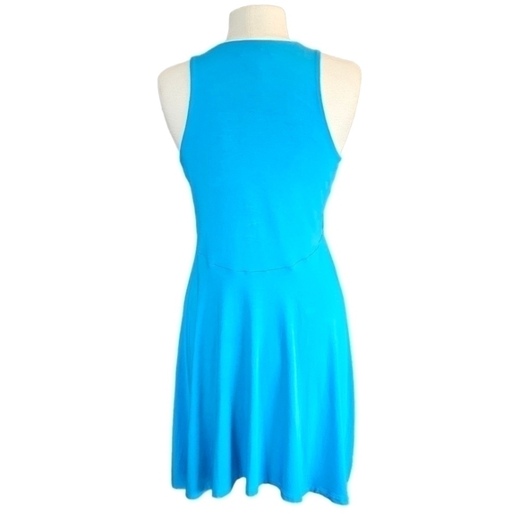 ATHLETA Santorini Thera Dress Light Blue Tencel Modal Dress Size Medium - Picture 8 of 11